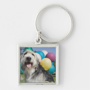 Birthday hond sleutelhanger