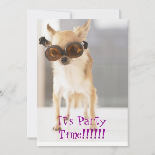 Birthday Invations Kaart (Voorkant)