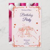 Birthday invitation (Devant / Derrière)