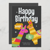 Birthday Invitation Card Design for adults or kids (Devant / Derrière)
