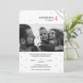 Birthday Invitation | Custom Year Number (Debout devant)