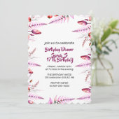 Birthday Invitation Digital Product Template for  (Debout devant)