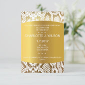 Birthday Invitation Golden Python Skin Vip Kaart (Staand voorkant)