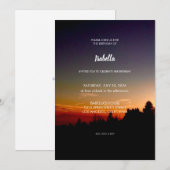 Birthday Invitation Kaart (Voorkant / Achterkant)