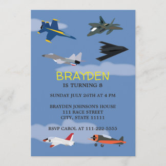 Birthday Invitation Kaart