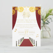 Birthday Invitation Minimal Elegant Modern Design (Debout devant)