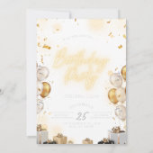 Birthday Invitation Pink Aesthetic Cute Design (Dos)