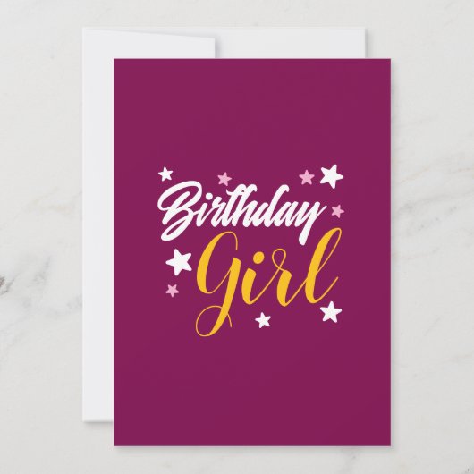 Birthday Invitation Postcard (Dos)