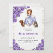 Birthday invitation with a fairy-tale theme kaart (Voorkant)