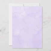 Birthday invitation with a fairy-tale theme kaart (Achterkant)