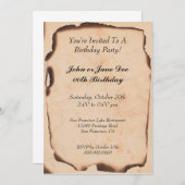 Birthday Invites Kaart (Voorkant / Achterkant)