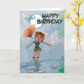 Birthday Kaart (Gele Bloem)