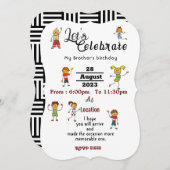 Birthday Kaart (Voorkant / Achterkant)