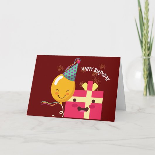 Birthday Kaart (Voorkant)