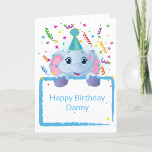 Birthday Kaart Aangepaste naam