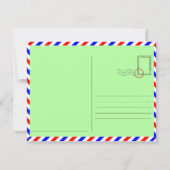 Birthday-kaart Aankondiging (Achterkant)