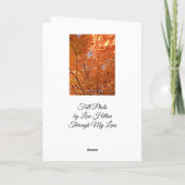 Birthday-kaart | Autumn Leaves Kaart (Achterkant)