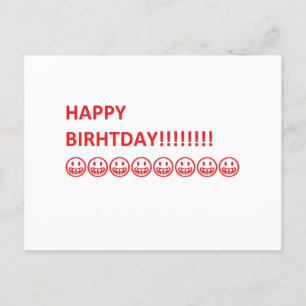 Birthday-kaart Briefkaart