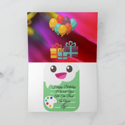 Birthday-kaart Feestdagen Kaart (Binnen)