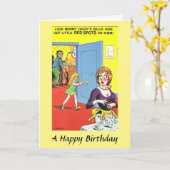 Birthday Kaart - Golf Balls (Gele Bloem)