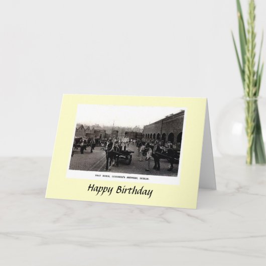 Birthday Kaart - Guinness Brewery, Dublin (Voorkant)