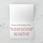 Birthday-kaart "Home Run Sause Pizza" Kaart (Binnen)