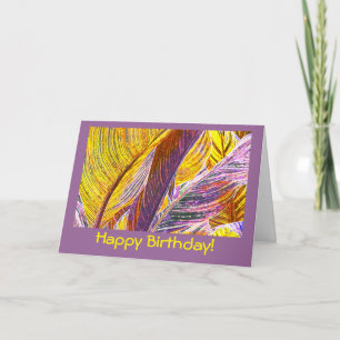 BIRTHDAY KAART/I CELEBRAAT UW UNIQUENTIE/CANNA KAART