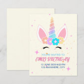 Birthday-kaart Kaart (Voorkant / Achterkant)