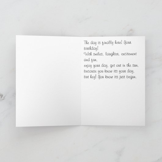 Birthday-kaart Kaart (Binnen)