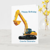 Birthday-kaart Kaart (Gele Bloem)