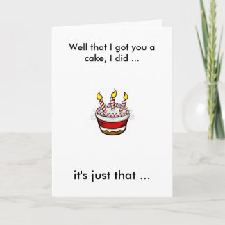 Birthday-kaart Kaart