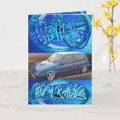 Birthday-kaart Kaart (Gele Bloem)