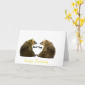 Birthday-kaart Kaart (Gele Bloem)