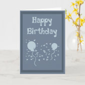 Birthday-kaart Kaart (Gele Bloem)