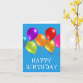 Birthday-kaart Kaart (Gele Bloem)