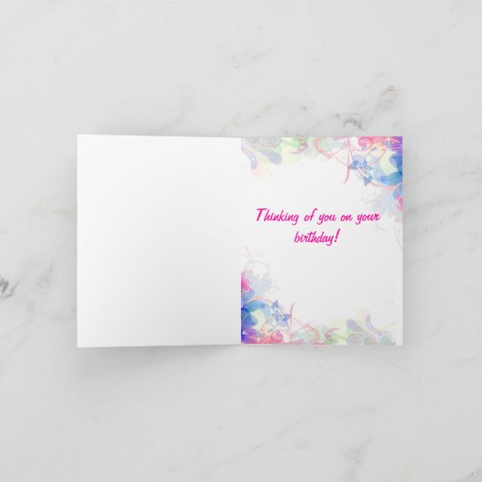 Birthday-kaart Kaart (Binnen)