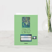 Birthday-kaart Kaart (Achterkant)