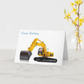 Birthday-kaart Kaart (Gele Bloem)