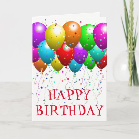 Birthday-kaart Kaart (Voorkant)