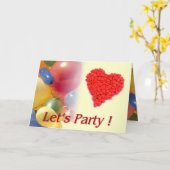 Birthday-kaart Kaart (Gele Bloem)