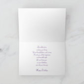 Birthday Kaart -Lilacs (Binnen)