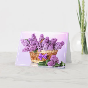 Birthday Kaart -Lilacs