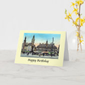 Birthday Kaart - Lille, Frankrijk (Gele Bloem)