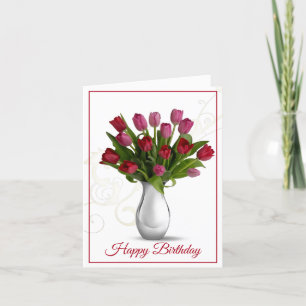 Birthday Kaart — Tulpen