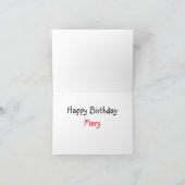 Birthday Kaart van een kind (Binnen)