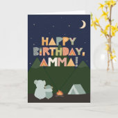 Birthday Kaart voor Amma (Gele Bloem)
