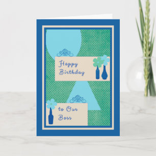 Birthday Kaart voor Boss