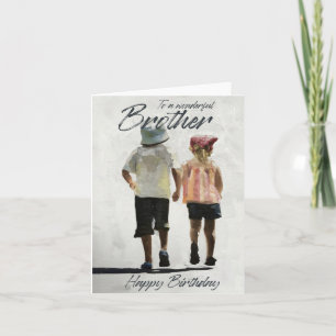 Birthday-kaart voor broeder speciale broederkaart kaart