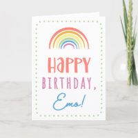 Birthday Kaart voor Emo