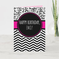 Birthday Kaart voor Emo